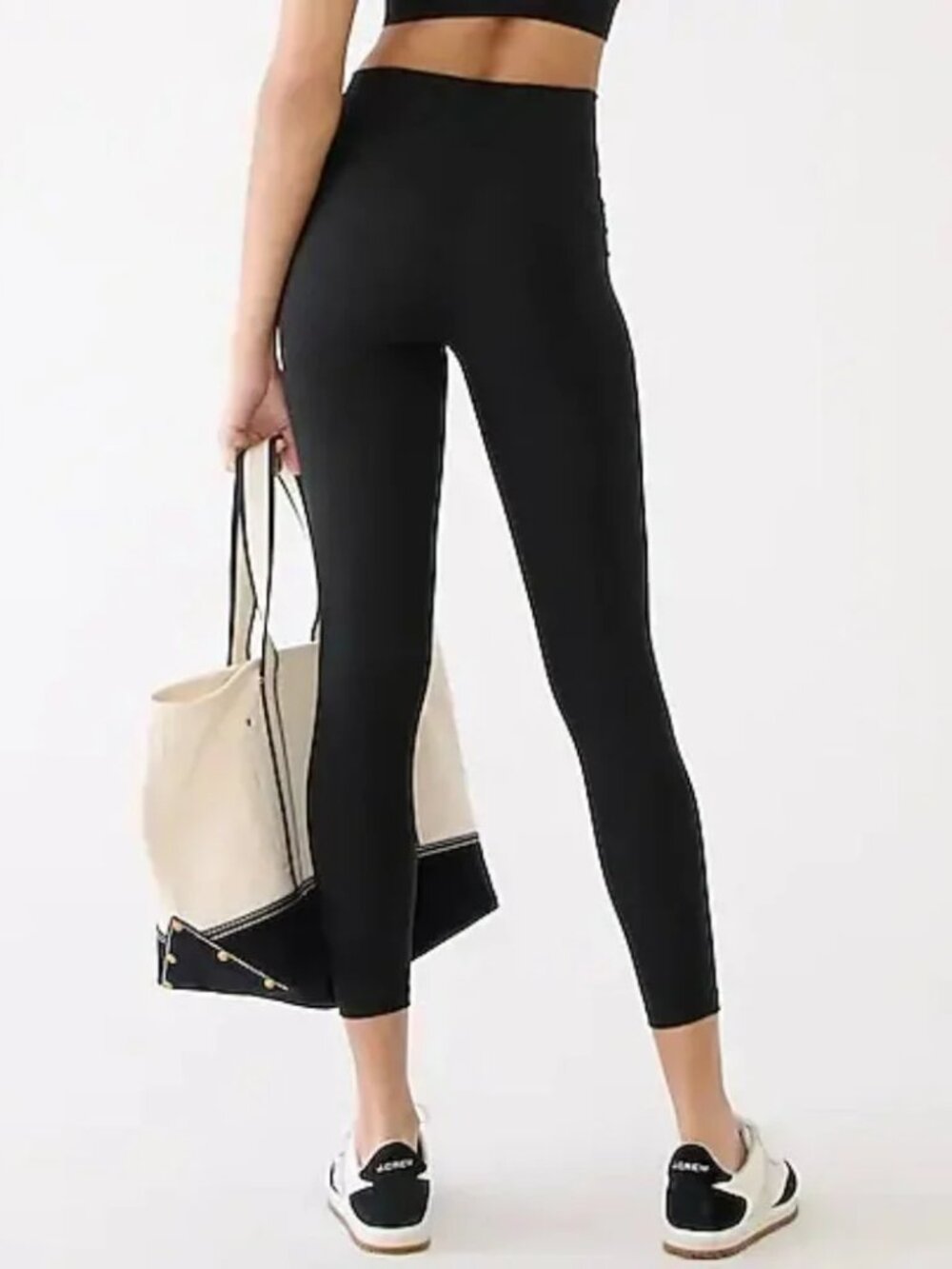 J. Crew CloudStretch Active Leggings (Black) S - Picture 2 of 15